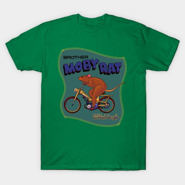 Brother Moby Rat T-Shirt by FullTuckBoogie